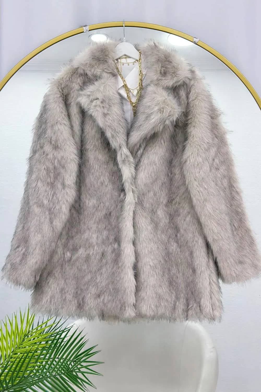Peluche Kısa Tüylü Kaban – Vizon